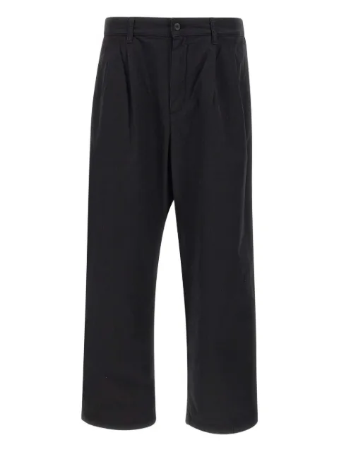 Carhartt WIP pleated twill trousers Black I035563