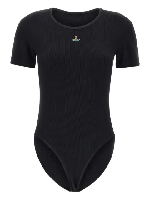 Vivienne Westwood embroidered-logo T-shirt Black 1G010012J009C