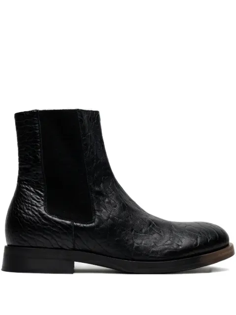 Uma Wang textured chelsea boots Black US9564