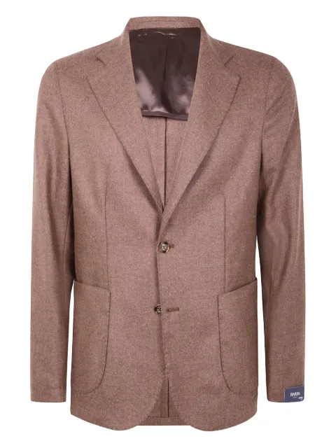 Barba patch-pocket wool blazer Neutrals EASY51009