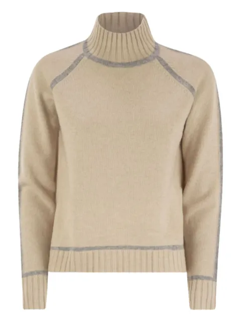 Max Mara turtleneck raglan-sleeve sweater Neutrals 2526366062600