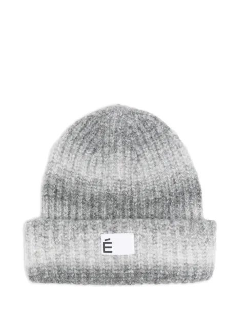 Études Studio ribbed-knit beanie Grey H25NMACC692