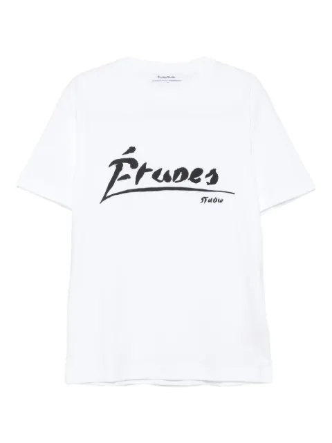 Études Studio The Regular Signed graphic-print T-shirt White H25MMTSH102