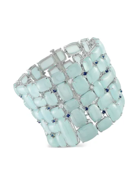 SOFIA 18K white gold Sophia multi-stone bracelet Grey SD15072925