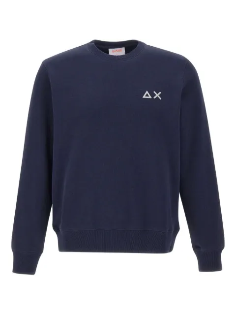 Sun68 embroidered-logo sweatshirt Blue F4510307