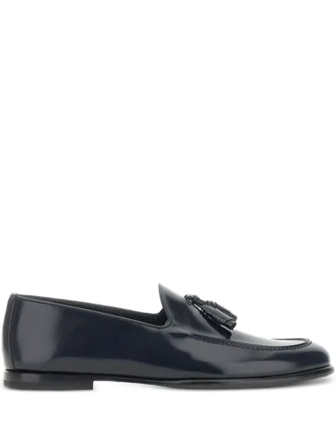 Barrett tassel leather loafers Blue 241U0713347ANGORA