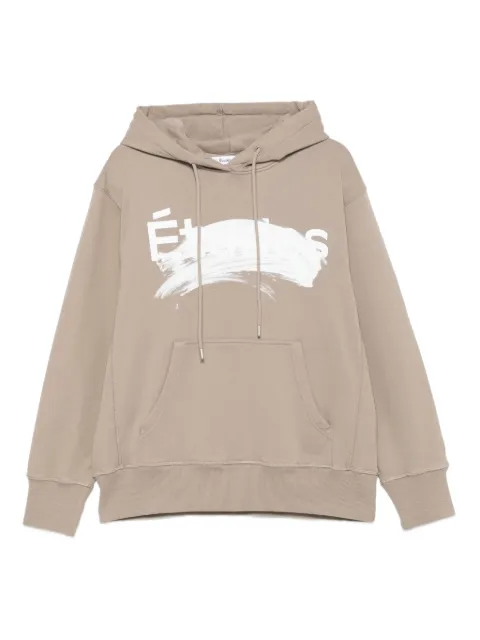 Études Studio paint-splatter hoodie Brown H25MMSWE293