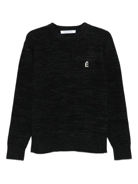 Études Studio logo-embroidered round-neck sweater Grey C00MEKNI600