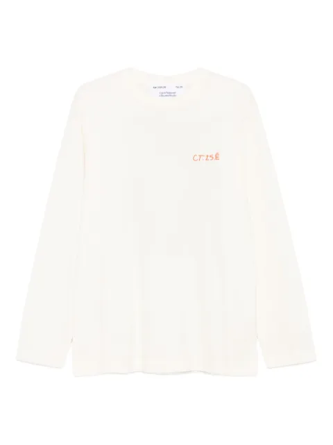 Études Studio long-sleeve portrait-print T-shirt Neutrals H25MCTSH172