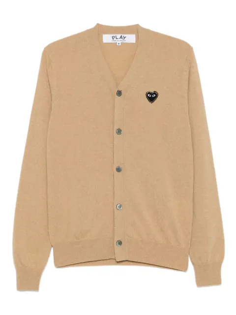 Comme Des Garçons Play logo-heart cardigan Neutrals AXN806051