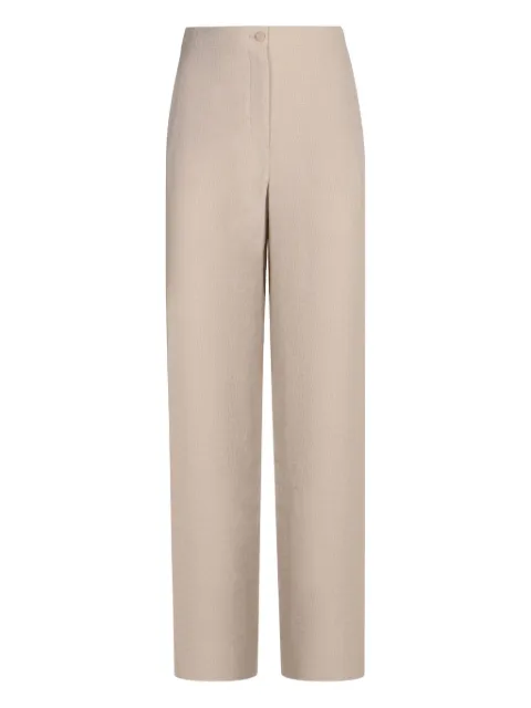 Emporio Armani button-fastening trousers Neutrals EW002232TE15812