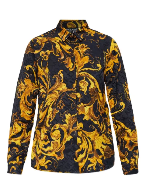Versace Jeans Couture baroque-print shirt Black 79HAL201NS671