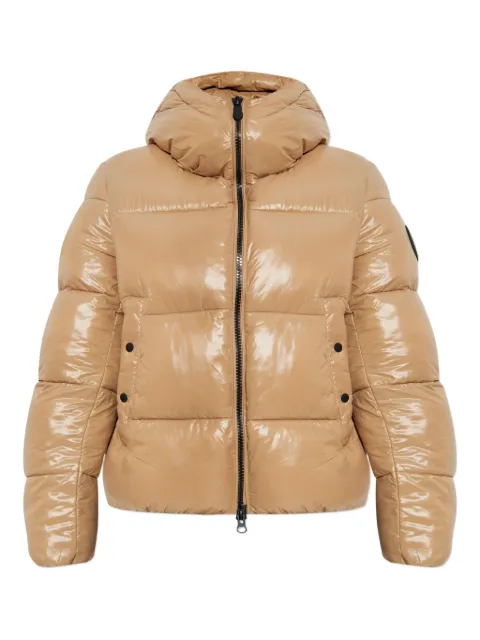 Save The Duck Biddy hooded puffer jacket Neutrals D31989WLOVE21