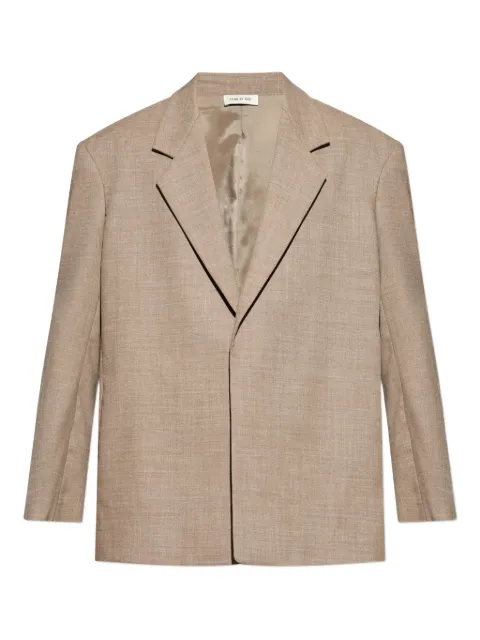 Fear Of God single-breasted blazer Brown FG25FW62620TRW