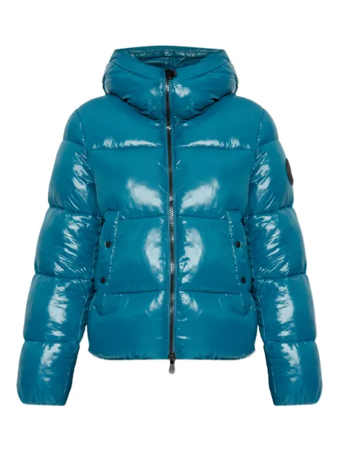 Save The Duck Biddy hooded puffer jacket Blue D31989WLOVE21
