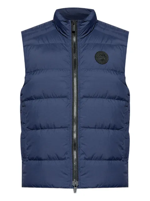 Canada Goose quilted logo-patch gilet Blue 1925MB