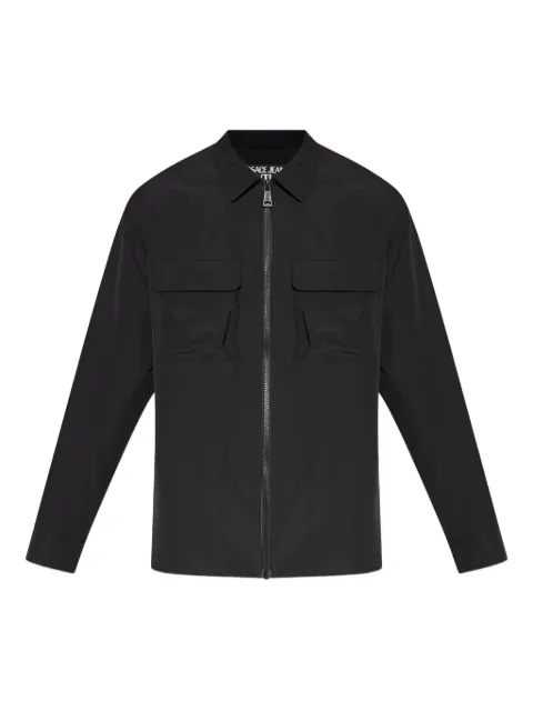 Versace Jeans Couture zip-fastening pocket-detail shirt Black 79GALD21CQ10D