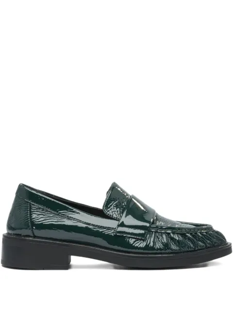 strategia shoes leather loafers Green A5829BUBBLEBOTTIGLIA