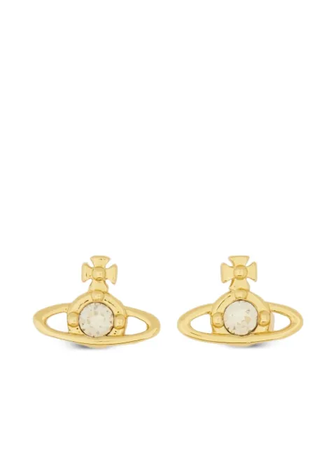Vivienne Westwood Nano Solitaire orb crystal-embellished earrings Gold 6201003702R