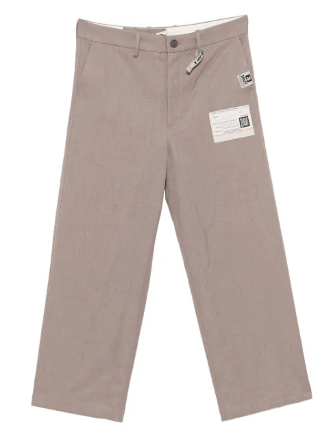 Maison MIHARA YASUHIRO layered trousers Neutrals B15PT092