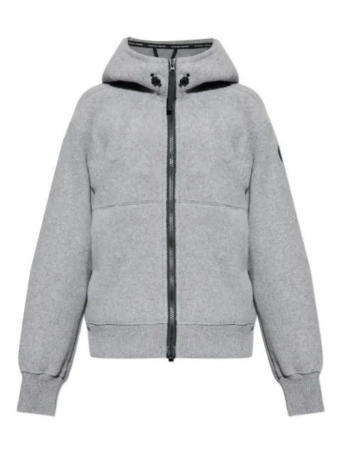 Canada Goose hooded wool jacket Grey 7220MB