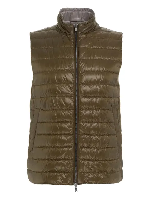 Herno zip padded jacket Brown PI001008U12017
