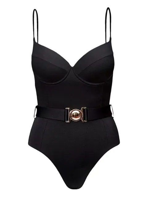 SOFIA ERHAN Alma belted swimsuit Black ALMAONEPIECE