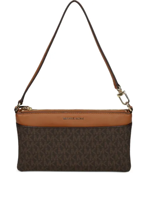 Michael Kors Jet Set monogram cross body bag Brown 32F5GYTF6B