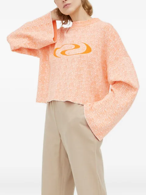 Résumé graphic knitwear Orange 17040941