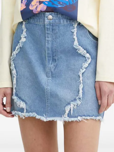 Résumé frayed denim skirt Blue 20841134