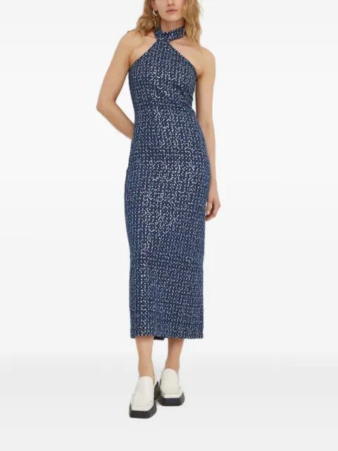 Résumé halterneck mini dress Blue 20061094