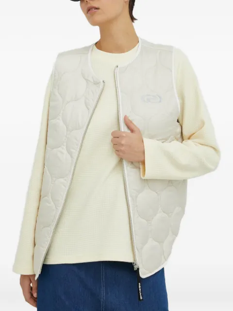Résumé quilted zip-fastening vest Neutrals 17670968