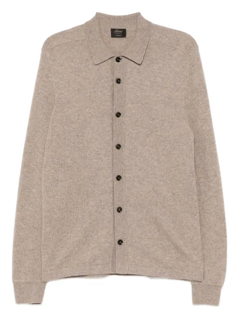 Brioni cashmere shirt Neutrals UMIV0LODK08