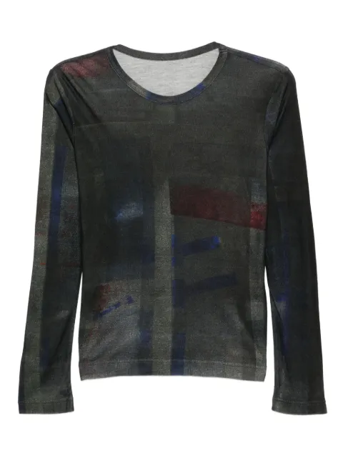 Y's printed T-shirt Black YLT72260