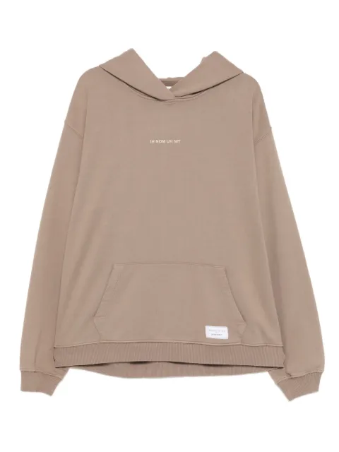 Ih Nom Uh Nit silicone logo hoodie Brown NUW25211
