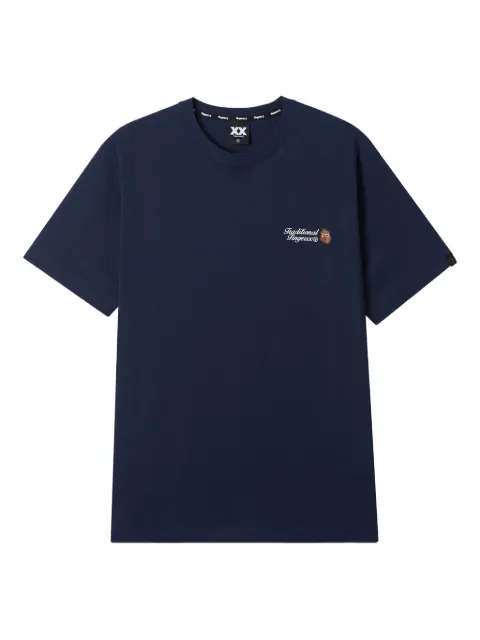 FINGERCROXX logo-print T-shirt Blue FFXTEM01226X