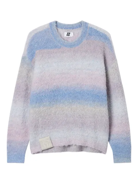 izzue striped sweater Purple IZXKNW00490X