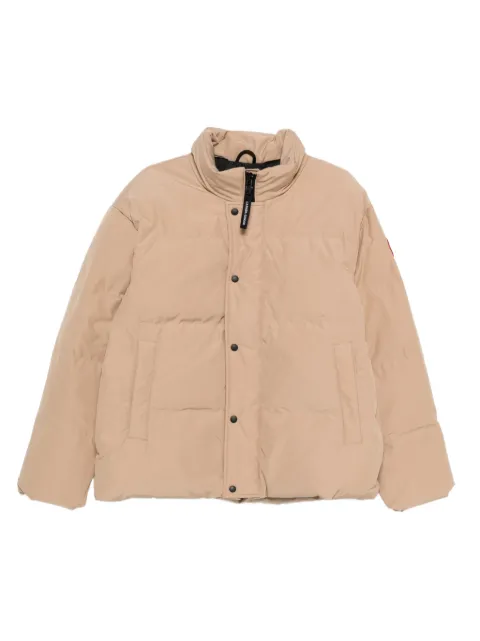 Canada Goose quilted button-fastening jacket Brown 3833M