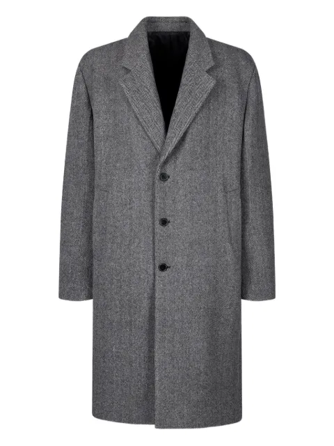 TOMBOY herringbone-pattern wool coat Grey 9155411306