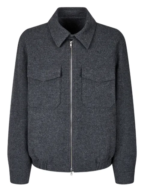 TOMBOY chest-pocket zip-up jacket Grey 9155413301