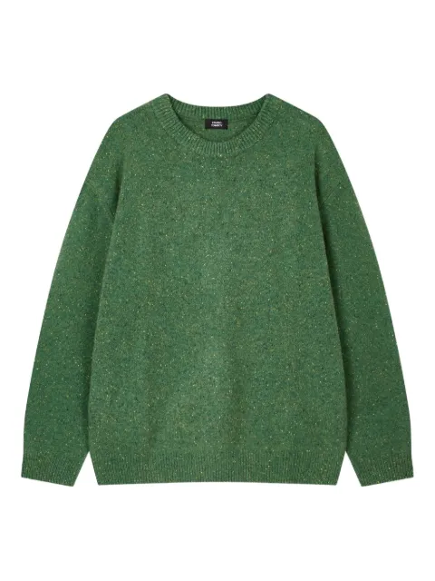 TOMBOY speckle-knit sweater Green 9155452111