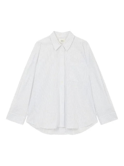 TOMBOY striped pocket shirt White 9105321107