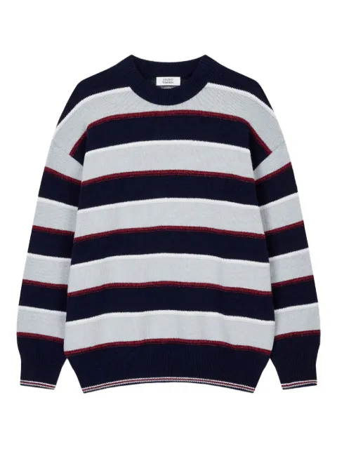 TOMBOY stripe crew-neck sweater Blue 9105452108