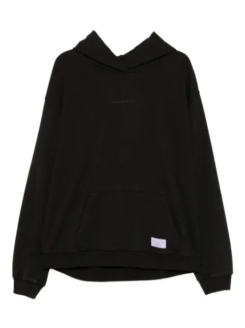 Ih Nom Uh Nit silicone logo hoodie Black NUW25211