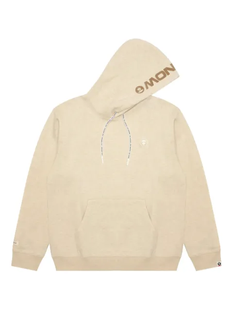 AAPE BY *A BATHING APE® long-sleeve logo-print hoodie Neutrals ASWC354XAP