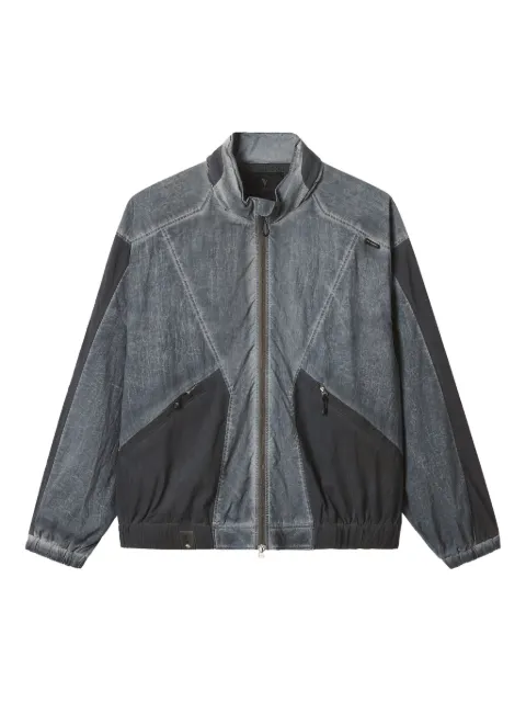 FIVE CM panelled zip-up windbreaker Grey 5CXLJM00313X