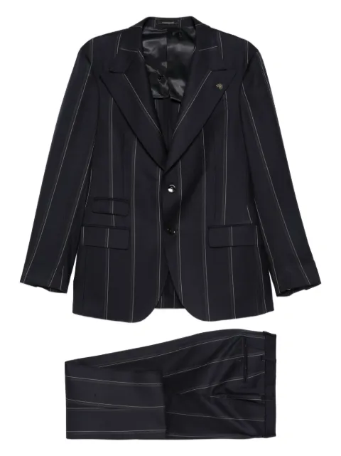 Gabriele Pasini single-breasted pinstripe suit Blue 535313748