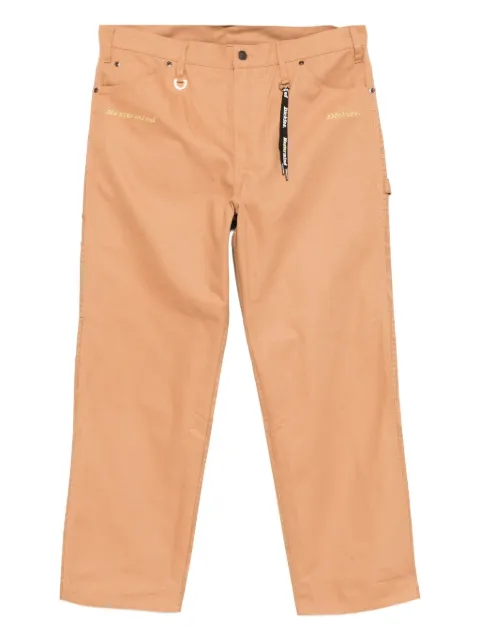 Mastermind Japan x Dickies graphic-print trousers Brown MJ25C14PA100CML