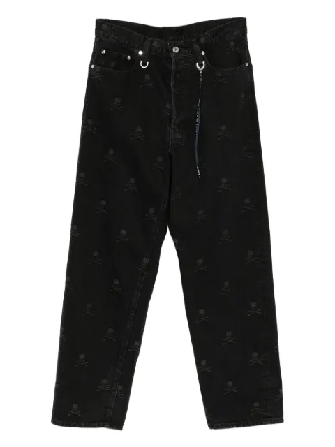 Mastermind Japan monogram jeans Black MJ25E15PA019020BLK