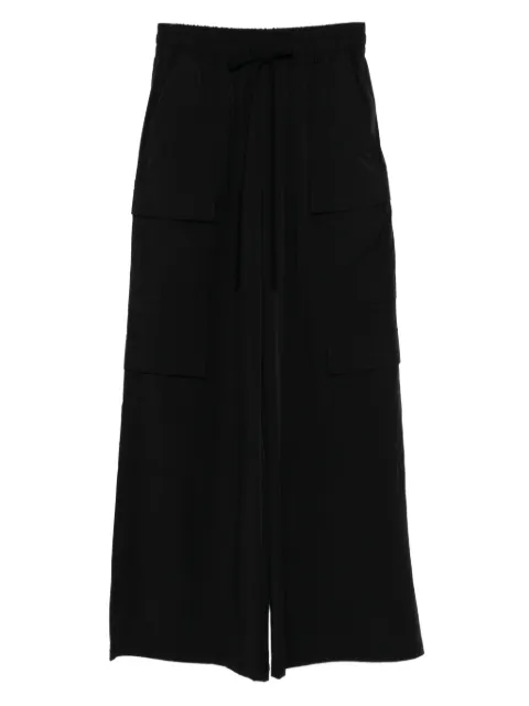 Thom Krom elasticated-waistband trousers Black WP9